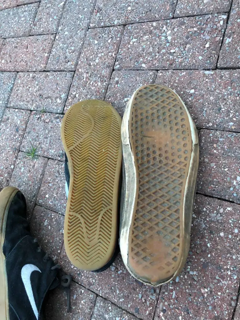 Skateboard Shoe Tread Pattern